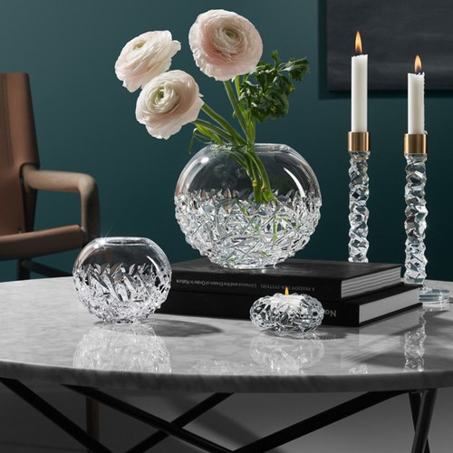 Carat Globe vase large, H16.8 x W20.4cm, Glass