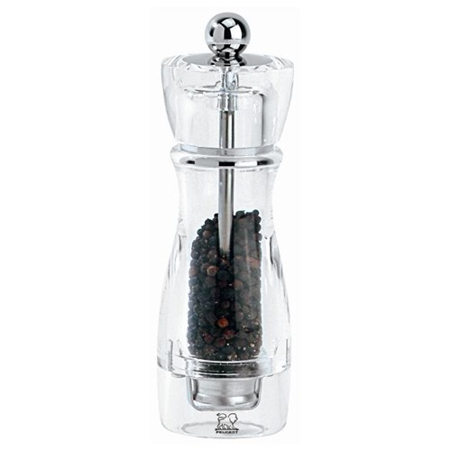 Vittel Pepper mill, 16cm, clear acrylic finish