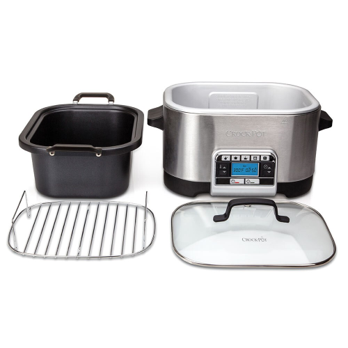 CSC024 Digital slow and multi-cooker, 5.6 litre, Silver